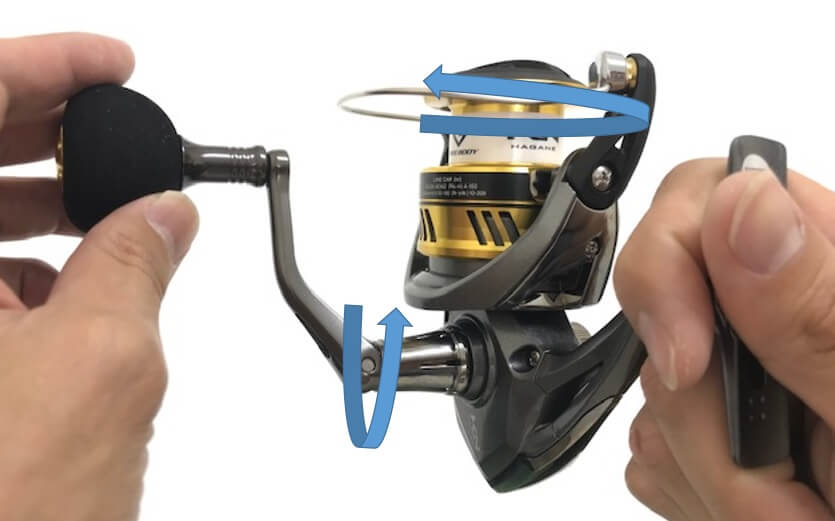 ベイトリール 力のかかり方