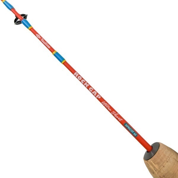 ROCKGAP ULTRA SHORT【全長60cmの超ショートロッド/穴釣り・ちょこ釣りロッド/コンパクトロッド/モバイルロッド】(60 アプリコット)