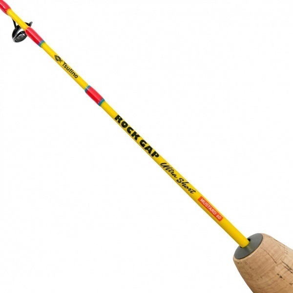 ROCKGAP ULTRA SHORT【全長60cmの超ショートロッド/穴釣り・ちょこ釣りロッド/コンパクトロッド/モバイルロッド】(60 マスタード)