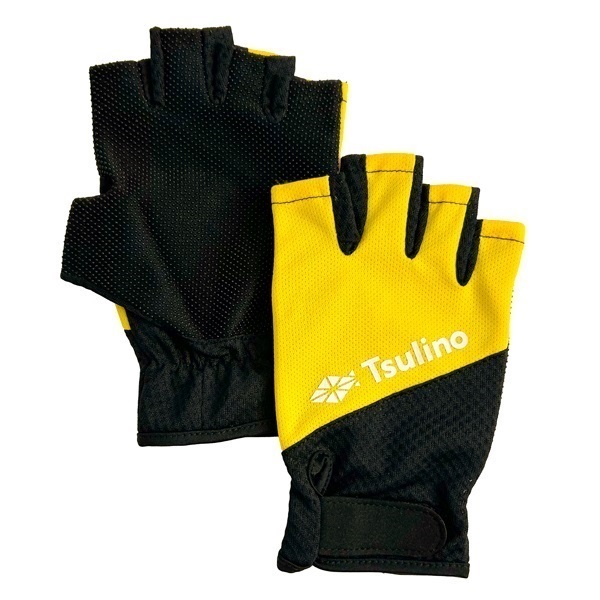 フィッシンググローブ5本カット(イエロー-L)