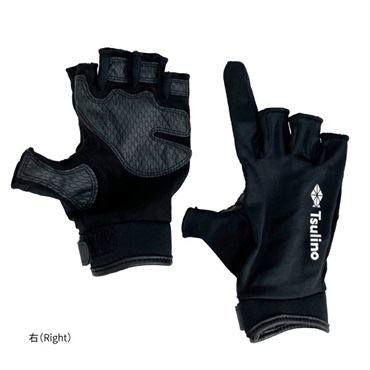HOLD  GLOVES  4C【ホールドグローブ4本カット/キャスティンググローブ】(ブラック-Ｓ（右）)