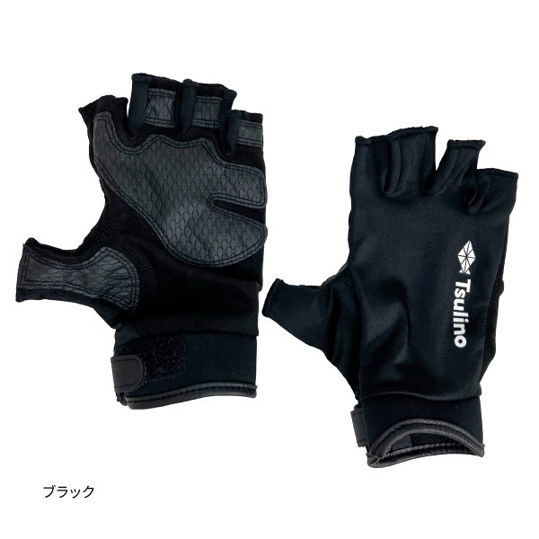 HOLD  GLOVES  5C【ホールドグローブ5本カット】(ブラック-Ｍ)