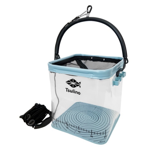 【5周年記念限定カラー】シースルーメモリーバケツ(スモーキーブルー-24㎝)