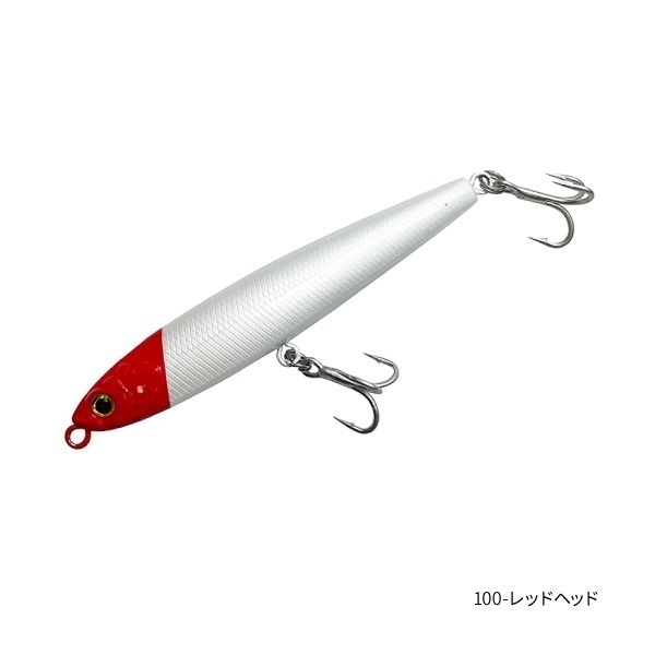 Great Distance 77【ソルトルアー/シンキングペンシル/77mm・20g/シーバス・ヒラメ・青物】(100-レッドヘッド)