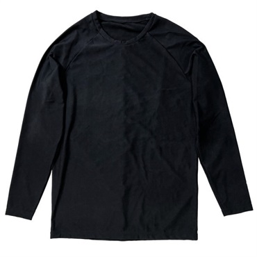 冷感アンダーシャツ【アンダーシャツ/日焼け対策/暑さ対策/フリーズテック/氷撃/リベルタ】(ブラック-S)