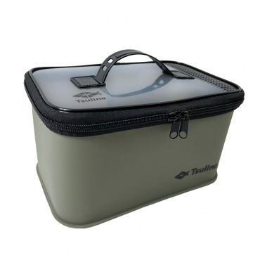 EVAアッパーメッシュケース カーキチャコール