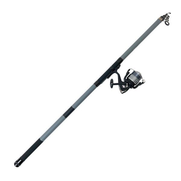 BEGINS SURF SET【振り出し投げ竿とナイロン4号150m付きスピニングリールのセット/投げ釣り入門におすすめ!】(360)